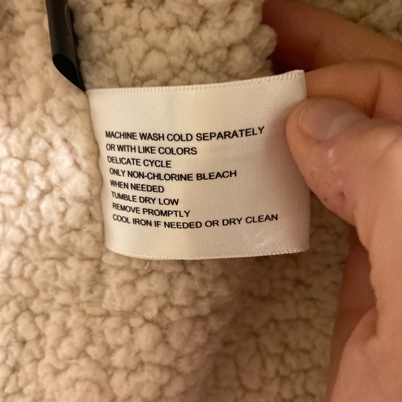 Women's Kenneth Cole Quilted Winter Jacket Faux Shearling Lined Blue Size M Snow - Picture 11 of 17